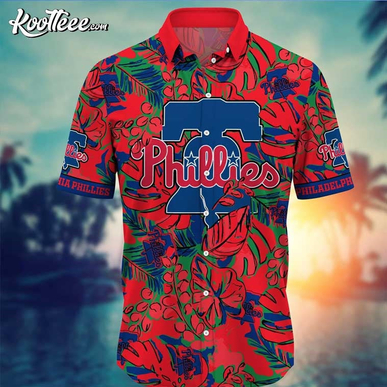 Philadelphia Phillies MLB Hawaiian - Adult & Kids T-Shirts, Sweatshirts & Hoodies apparel design preview 1
