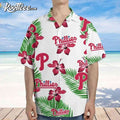 Philadelphia Phillies MLB Hibiscus Flower Pattern - Adult & Kids T-Shirts, Sweatshirts & Hoodies apparel design preview 1