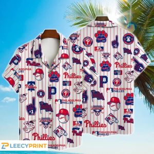 Philadelphia Phillies Print Hawaiian For True Fans - Adult & Kids T-Shirts, Sweatshirts & Hoodies apparel design preview 1