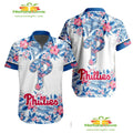 Philadelphia Phillies Hawaiian Tropical Aloha for Men - Adult & Kids T-Shirts, Sweatshirts & Hoodies apparel design preview 1