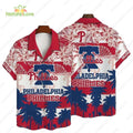 Philadelphia Phillies Tropical Hibiscus Palm MLB - Adult & Kids T-Shirts, Sweatshirts & Hoodies apparel design preview 1