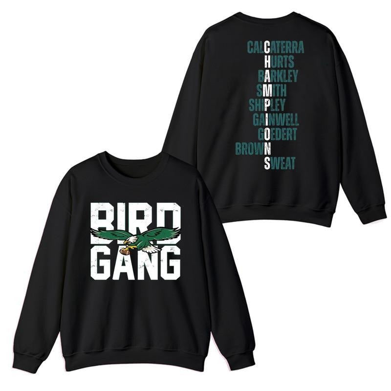 Philly Football Classic Bird Gang Name Players Every - Adult & Kids T-Shirts, Sweatshirts & Hoodies apparel design preview 1