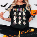 Physical Therapy PT Ghosts Halloween Therapist Spooky - Adult & Kids T-Shirts, Sweatshirts & Hoodies apparel design preview 1