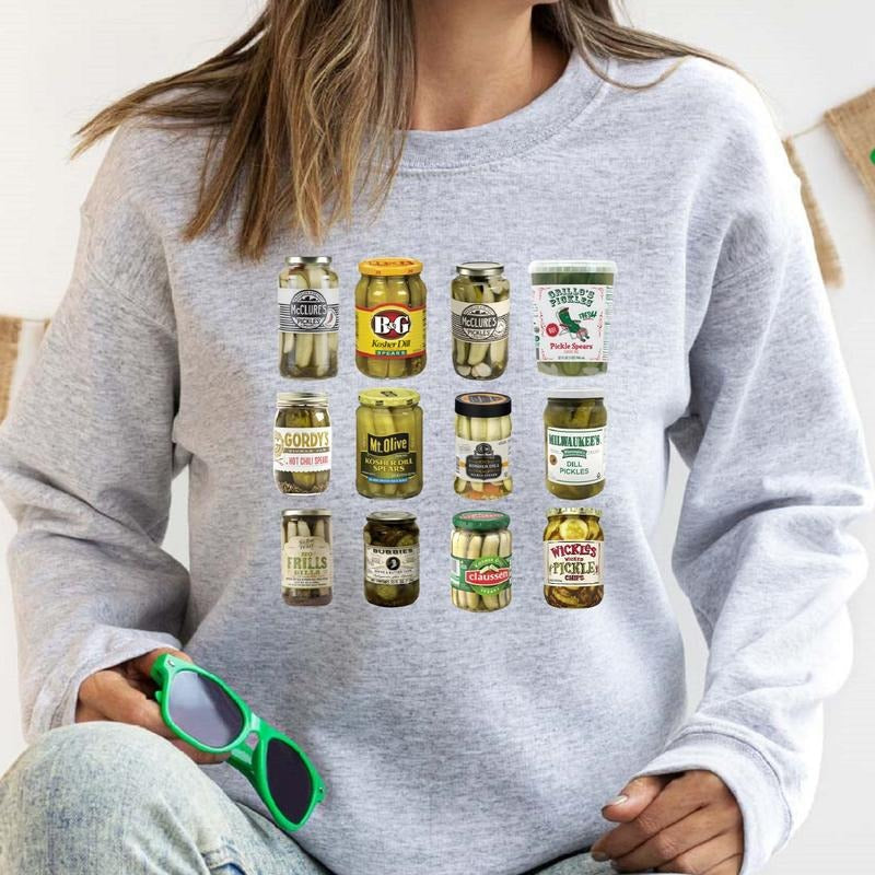 Pickles Jars Vintage Canned Lover Canning - Adult & Kids T-Shirts, Sweatshirts & Hoodies apparel design preview 1