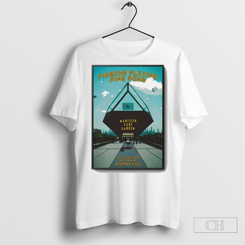 Pigeons Playing Ping Pong November 31 2025 Madison - Adult & Kids T-Shirts, Sweatshirts & Hoodies apparel design preview 1