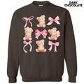 Pink Bear Coquette Collage 'NLB' - Adult & Kids T-Shirts, Sweatshirts & Hoodies apparel design preview 1