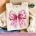 Pink Bow Breast Cancer October We Out Ribbon - Adult & Kids T-Shirts, Sweatshirts & Hoodies apparel design preview 1