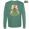 Pink Bow Tree Comfort Colors 'NLB' - Adult & Kids T-Shirts, Sweatshirts & Hoodies apparel design preview 1