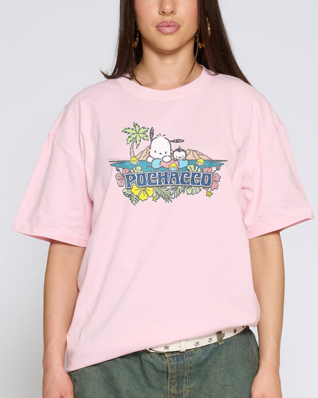 Pochacco Summer Friends - Adult & Kids T-Shirts, Sweatshirts & Hoodies apparel design preview 1