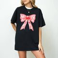 Pink Ghost Coquette Halloween Bow Fall Spooky Season - Adult & Kids T-Shirts, Sweatshirts & Hoodies apparel design preview 1