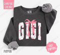 Pink GiGi Bow Comfort Colors Cute - Adult & Kids T-Shirts, Sweatshirts & Hoodies apparel design preview 1