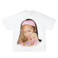 Pink Latto Inspired Vintage Heavy Cotton Basketball - Adult & Kids T-Shirts, Sweatshirts & Hoodies apparel design preview 1