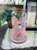 Pink Monstera Libby Glass - Adult & Kids T-Shirts, Sweatshirts & Hoodies apparel design preview 1