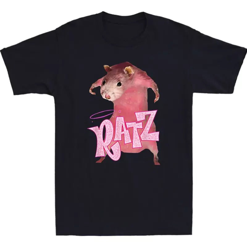 Pink Ratz Mouse Funny Rat Meme - Adult & Kids T-Shirts, Sweatshirts & Hoodies apparel design preview 1