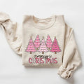 Pink Tree Winter Cotton Fabric - Adult & Kids T-Shirts, Sweatshirts & Hoodies apparel design preview 1