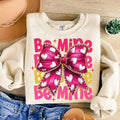 Pink Valentine Coquette Heart Be Mine - Adult & Kids T-Shirts, Sweatshirts & Hoodies apparel design preview 1