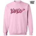 Pink XOXO Sequin Patch - Adult & Kids T-Shirts, Sweatshirts & Hoodies apparel design preview 1