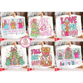 Pink Brushstroke Merry Coquette Bundle Glitter Y'All - Adult & Kids T-Shirts, Sweatshirts & Hoodies apparel design preview 1