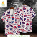 Philadelphia Phillies Hawaiian Pinstripe Pride MLB - Adult & Kids T-Shirts, Sweatshirts & Hoodies apparel design preview 1