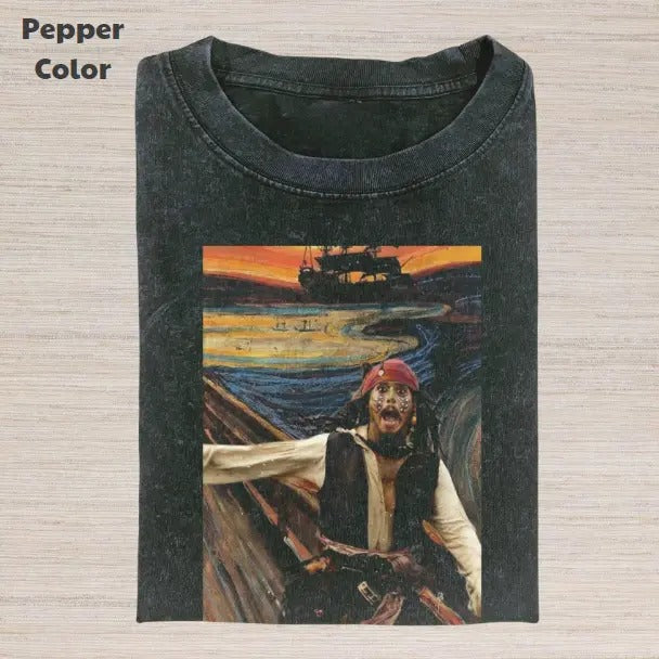 Pirates Caribbean Vintage Jack Sparrow Movies Meme - Adult & Kids T-Shirts, Sweatshirts & Hoodies apparel design preview 1