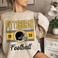 Pittsburgh Football Fan Retro - Adult & Kids T-Shirts, Sweatshirts & Hoodies apparel design preview 1