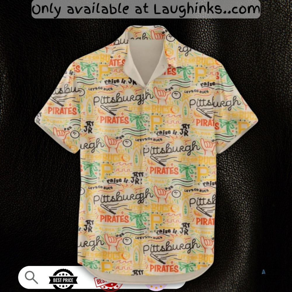 Pittsburgh Pirates 2025 Hawaiian Sga 9 August - Adult & Kids T-Shirts, Sweatshirts & Hoodies apparel design preview 1