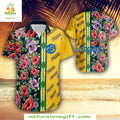 Pittsburgh Pirates Hawaiian Floral MLB Team Spirit - Adult & Kids T-Shirts, Sweatshirts & Hoodies apparel design preview 1