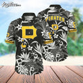 Pittsburgh Pirates Floral Pattern Summer Hawaiian - Adult & Kids T-Shirts, Sweatshirts & Hoodies apparel design preview 1