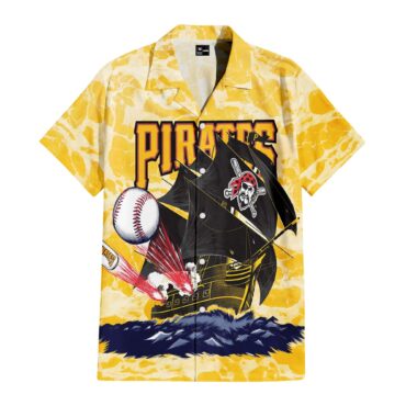Pittsburgh Pirates High Seas Raider Hawaiian - Adult & Kids T-Shirts, Sweatshirts & Hoodies apparel design preview 1