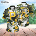 Pittsburgh Pirates Tropical Floral Summer Hawaiian - Adult & Kids T-Shirts, Sweatshirts & Hoodies apparel design preview 1