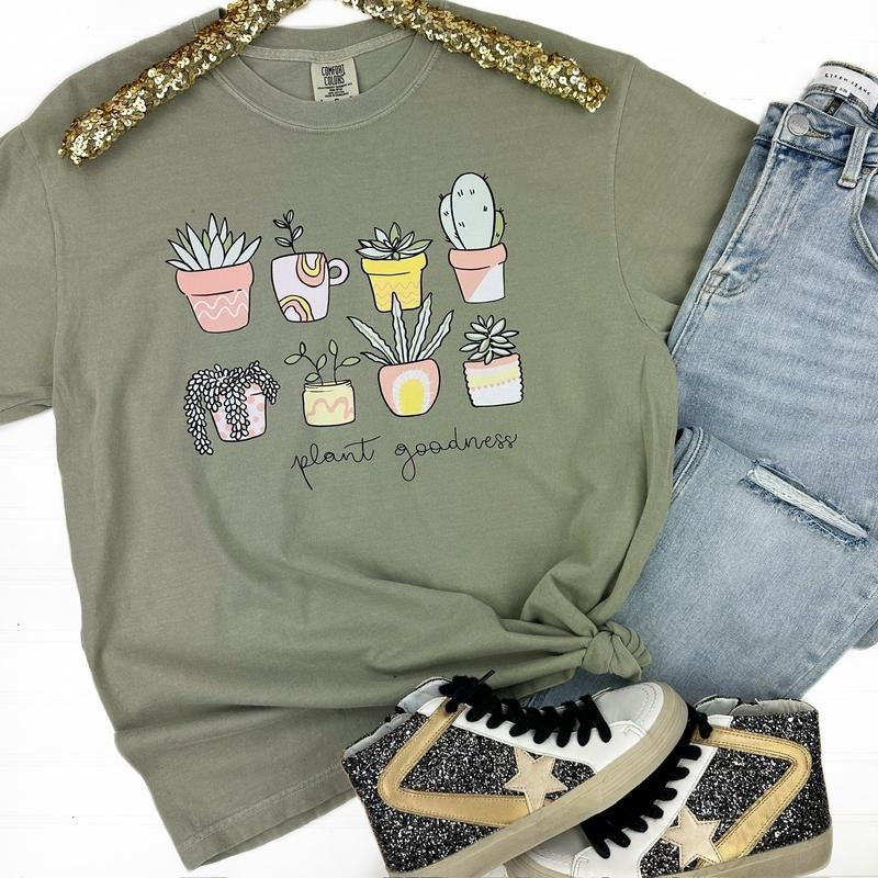 Plant Goodness Comfort Colors - Adult & Kids T-Shirts, Sweatshirts & Hoodies apparel design preview 1