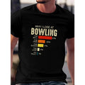 Plus Size Bowling Print Casual Short Sleeve Crew Neck - Adult & Kids T-Shirts, Sweatshirts & Hoodies apparel design preview 1