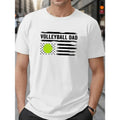 Plus Size VOLLEYBALL DAD Letter Print Breathable - Adult & Kids T-Shirts, Sweatshirts & Hoodies apparel design preview 1