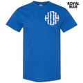 Pocket Size Cherry Stripe Monogram Gildan Short - Adult & Kids T-Shirts, Sweatshirts & Hoodies apparel design preview 1
