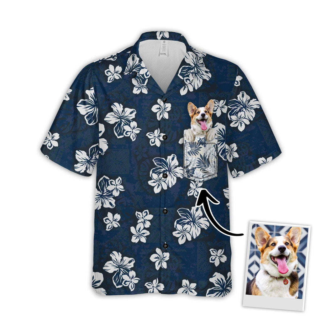 Custom Hawaiian With Pet Face Personalized Gift For - Adult & Kids T-Shirts, Sweatshirts & Hoodies apparel design preview 1