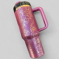 Poinsettia Engraved 40oz Tumbler - Adult & Kids T-Shirts, Sweatshirts & Hoodies apparel design preview 1