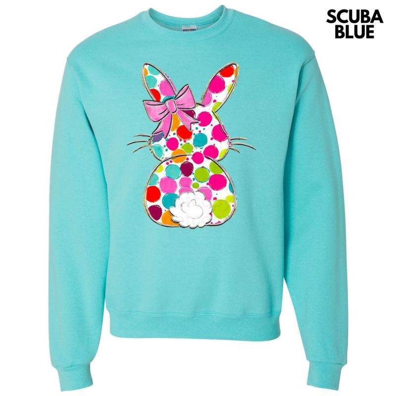 Polka Dot Bunny - Adult & Kids T-Shirts, Sweatshirts & Hoodies apparel design preview 1