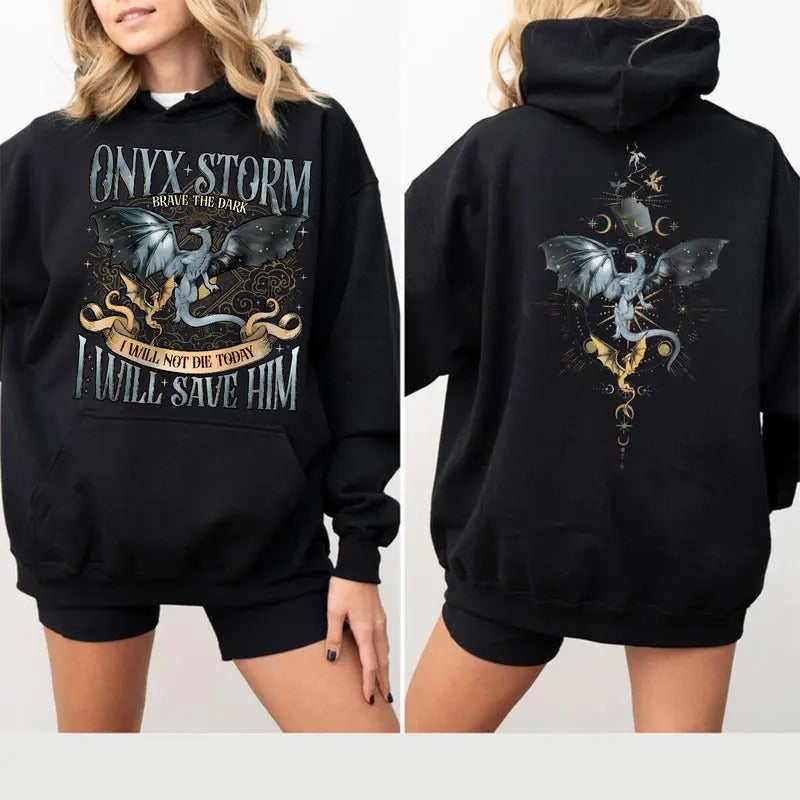 Fourth Wing Double Sided 50 Cotton Polyester Blend - Adult & Kids T-Shirts, Sweatshirts & Hoodies apparel design preview 1