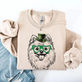 Pomeranian Adorable Dog St Patrick'S Day Lucky Irish - Adult & Kids T-Shirts, Sweatshirts & Hoodies apparel design preview 1