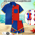 Pomni Costume Aop Hawaiian And Shorts - Adult & Kids T-Shirts, Sweatshirts & Hoodies apparel design preview 1