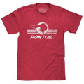 Pontiac Distressed Headdress Logo Red - Adult & Kids T-Shirts, Sweatshirts & Hoodies apparel design preview 1