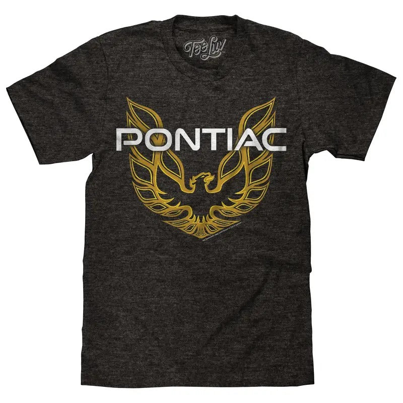 Pontiac Firebird Logo Gray - Adult & Kids T-Shirts, Sweatshirts & Hoodies apparel design preview 1