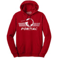 Pontiac Logo Hooded Red - Adult & Kids T-Shirts, Sweatshirts & Hoodies apparel design preview 1