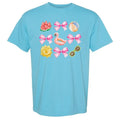 Pool Day Coquette Collage Comfort Colors 'NLB' - Adult & Kids T-Shirts, Sweatshirts & Hoodies apparel design preview 1