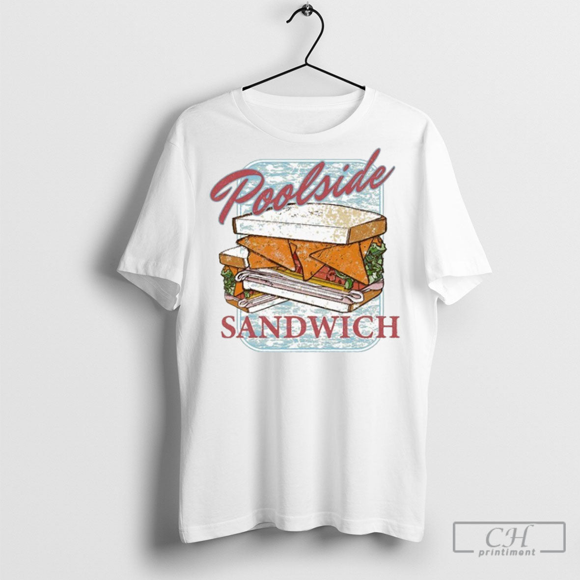 Poolside Sandwich - Adult & Kids T-Shirts, Sweatshirts & Hoodies apparel design preview 1