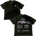 Porsche 911 GT3 RS Full Color Size - Adult & Kids T-Shirts, Sweatshirts & Hoodies apparel design preview 1