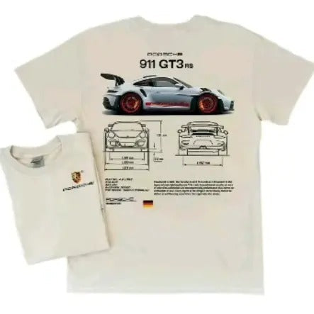 Porsche 911 GT3 RS Trending Fans Cotton - Adult & Kids T-Shirts, Sweatshirts & Hoodies apparel design preview 1