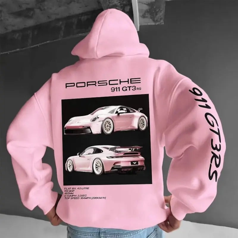 Porsche 911 GT3RS Car Enthusiast - Adult & Kids T-Shirts, Sweatshirts & Hoodies apparel design preview 1
