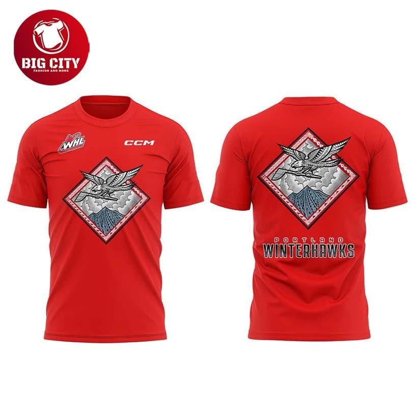 Portland Winterhawks Pacific Islander Celebration - Adult & Kids T-Shirts, Sweatshirts & Hoodies apparel design preview 1