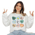 Positive Affirmations Teacher Valentine - Adult & Kids T-Shirts, Sweatshirts & Hoodies apparel design preview 1